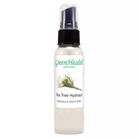 GreenHealth 2 fl oz Tea Tree Floral Water (Hydrosol) w/ Black Spray Cap