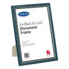 Carven QFWBKGLDA4 Document Frame, Black, Gold A4