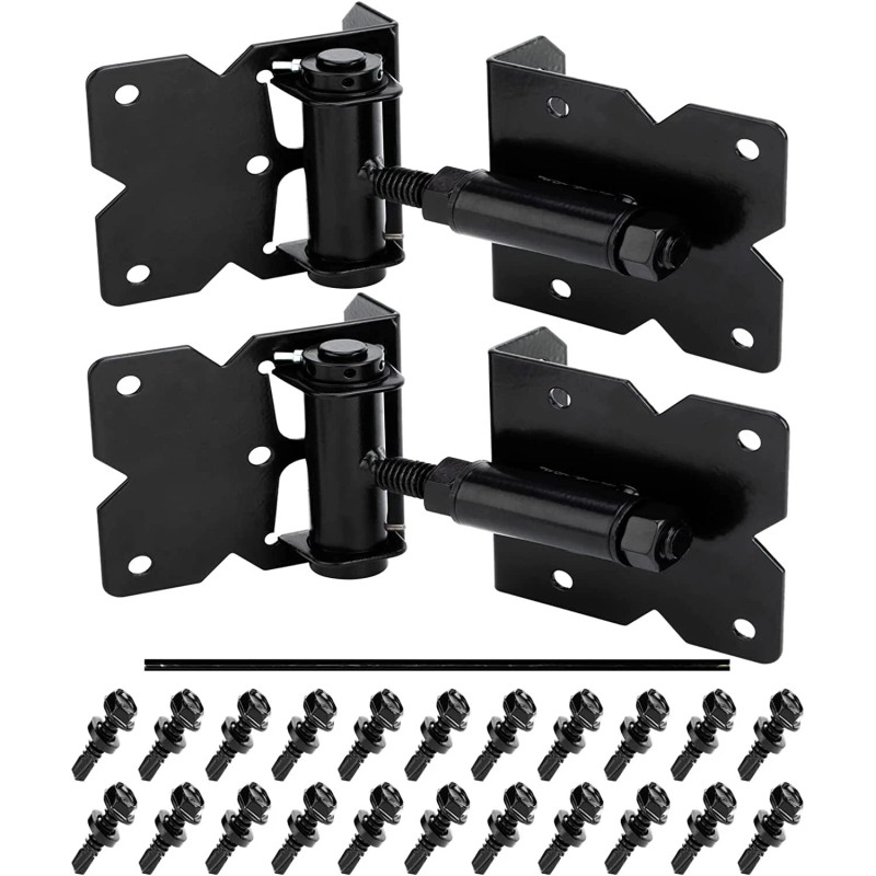 Nationwide Industries - Standard Self Closing Adjustable Steel Hinge Set