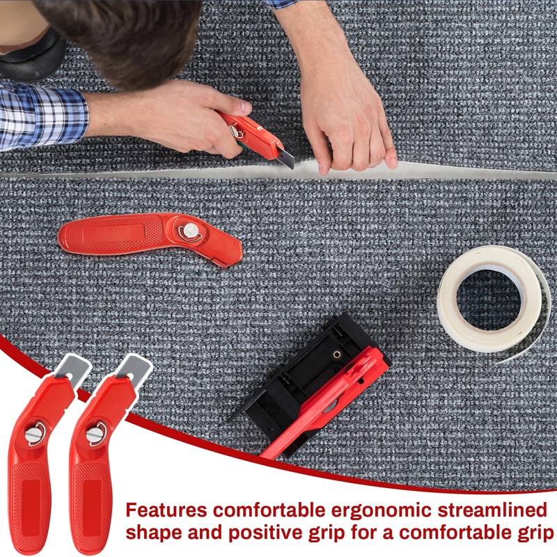 Lasnten Knife for Cutting Carpet Heavy Duty Carpet Knife with