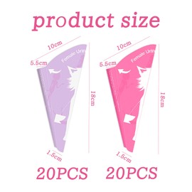 OAOSDH 40 Stücke Von Frauen, Die Urinal, Ergonomisches Design, Hockfreie Urin-Assistentin Für Schwangere Frauen, Bequemer Urin Trichter Für Die Reise Im Freien.