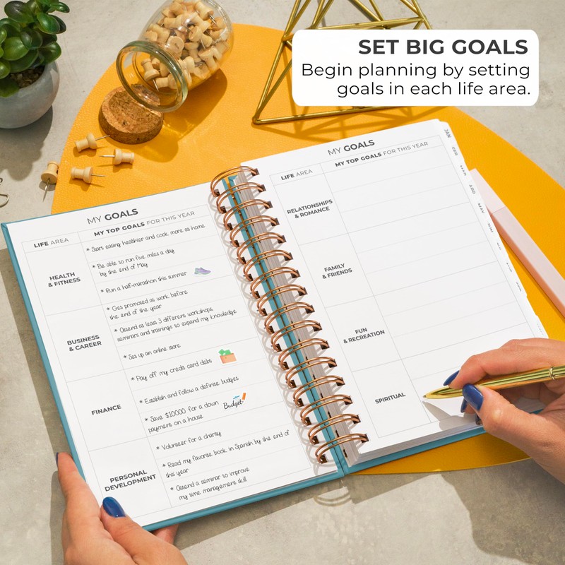 CF Weekly Dated A5 with tabs (Aquamarine)