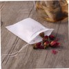 Alipis 2sets Loose Leaf Tea Filter Bag Reusable Drawstring Tea