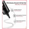 Kit Gel Para Uñas 3D Y Polvo Cromado Holarleo