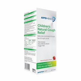 ApoHealth Children's Natural Cough Relief 200ml (Generic for Prospan)