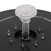 Solar Fountain LED Colorful Lighting Solar Powered Floating Bird Bath
