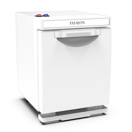 TASALON 5L Towel Warmer Hot Cabinet Box, Aluminum Inner Chamber, Removable Tray, Fast Heating for Beauty Spa Salon Massage - White