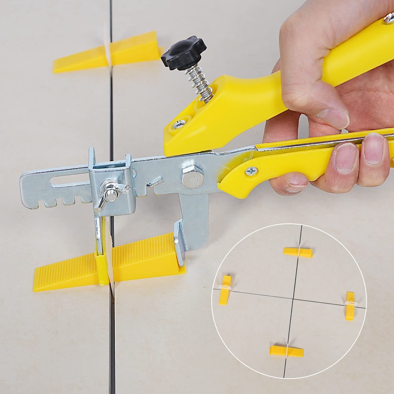 400pcs Tile Leveling System Wedges, Reusable, 1/32, 1/16, 1/8 Inch