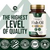 Natures Peak Suplemento de aceite de pescado Omega 3 de