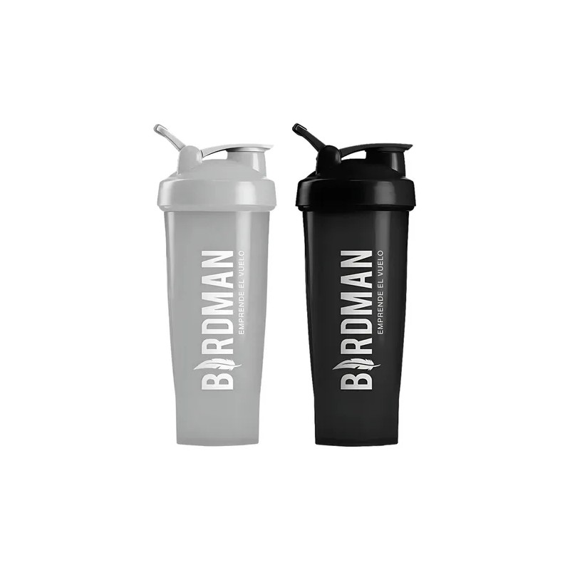 Birdman Kit 2 Vasos Shaker Para Proteína 600ml Bpa Free