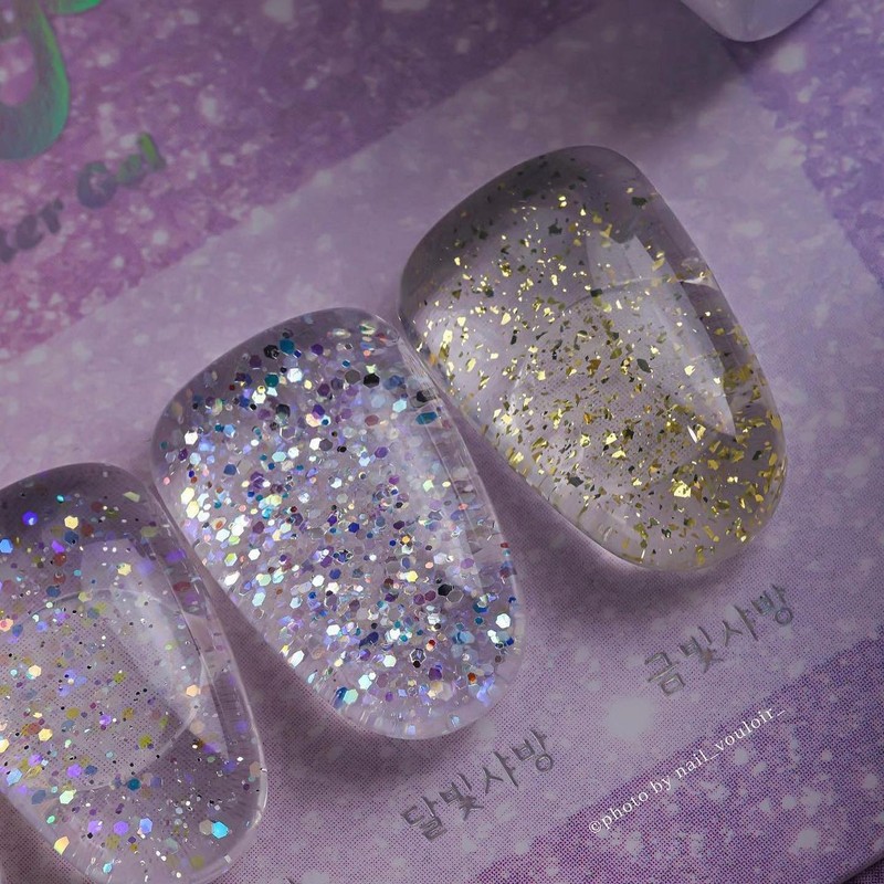 yoga Yogo Mayo Shabang Shabang Glitter Gel Topping Gel 4-piece