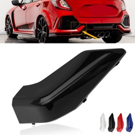 Aoocar Rear Bumper Tow Hook Cover Cap, Fit for Honda Civic Hatchback 2017 2018 2019 2020 2021, Replace# 71506-TGG-A00 (Crystal Black Pearl)