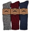 3 Pairs of Thick & Warm Heavyweight Mens Socks