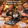 Classic Bingo Cage Set - Hand-Cranked Draw with Numbered Balls