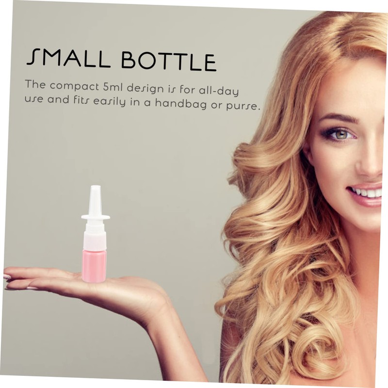 1 Set 50pcs Direct Bottle Nose Bottle Pink Small Bottle