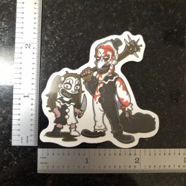 Terrifier Art the Clown Horror Water Resistant Sticker Decal NEW