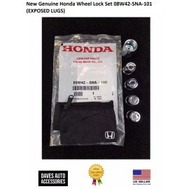 Autoparts Exposed Alloy Wheel Lock Set #08W42-SNA-101 For Honda/ Acura Selected Models