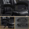 Sorcristy 2PCS Office Chair Arm Covers Polyester Removable Machine Washable