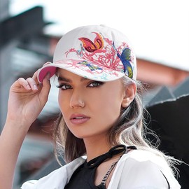 MESU Women Baseball Cap, Adjustable Breathable Embroidered Sun Hat Sport Golf Sunbonnet Outdoor Baseball Caps White