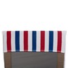 DII Stripe Beach Lounge Chair Towel with Fitted Top Pocket,