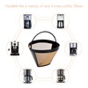 Zsanhua 2PCS Coffee Filter, Universal Permanent Coffee Filter Stainless Steel