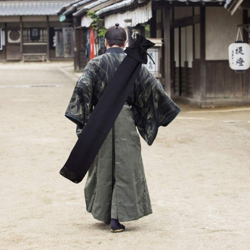 COOLBOTANG Katana Bag, Shoulder Included, Sword Bag, Sword Strap, Bamboo