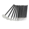 𝐋𝐮𝐨 𝐤𝐞 13 Pcs T Shape Diamond Burr - 3/32''