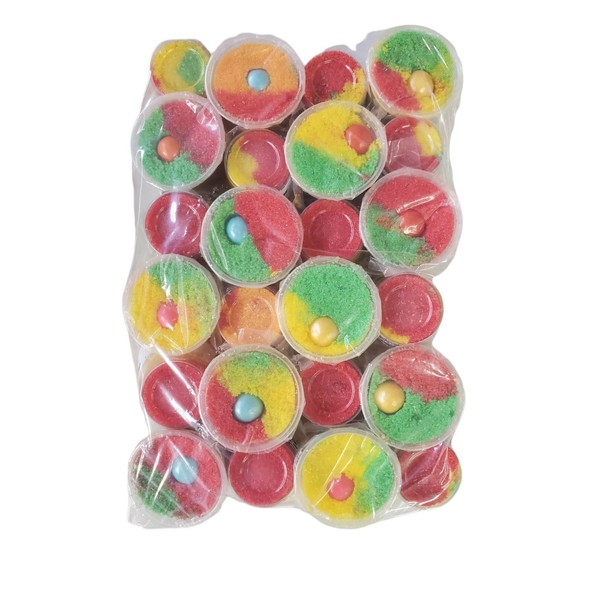Vasito agridulce c/chicle (Cup with sour powder w/gum ball) 24-cups on bag 