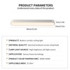 Becailyer Modern LED Linear Ceiling Lights, Dimmable LED Ceiling Lamp