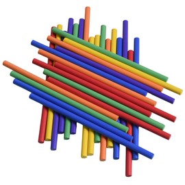 HILAZA 30 Pieces Rhythm Sticks for Kids Bulk, 12 Inch Wood Music Lummi Stick, 6 Colors