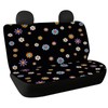 Binienty Retro Hippie Daisy Car Seat Covers for Back Seats,