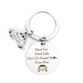 Gifts for Son from Dad Mom Drive Safe Keychain from Mom To Son Gifts for Adult Son Gift Ideas Son Gift Christmas Gift for Grandson Birthday Gift for Son Adult Men Birthday Gift Ideas Mens Gift for Men