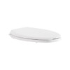 American Standard 5257A65MT.020 Cardiff Slow-Close Elongated Front Toilet Seat, White