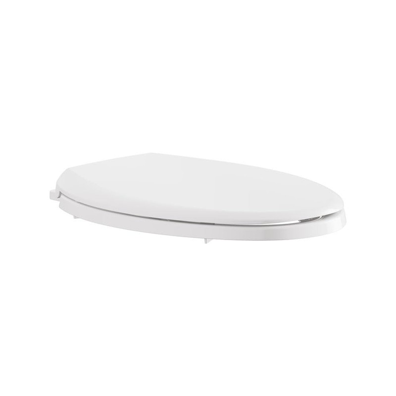 American Standard 5257A65MT.020 Cardiff Slow-Close Elongated Front Toilet Seat, White