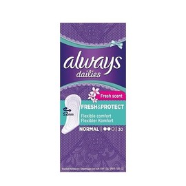 Always Fresh & Protect Normal 30 Items Pantyliners