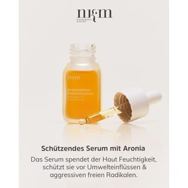 nkm Naturkosmetik München Antioxidant Cell Protection Serum - 30 ml - Face Serum with Vitamin C - Protective - Vegan - For All Skin Types - Dermatologically Tested