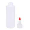 Bekith 30 Pack Small Plastic Squeeze Condiment Bottles with Red
