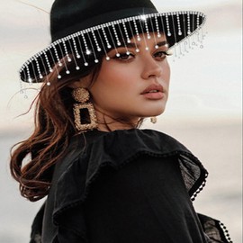 2 Yard Rhinestone Trim Fring, Irregular Rhinestones Fringe Belt Rhinestone Tassel, Sparkle Diamond Fringe Rhinestone Ribbon Tassel Chain for DIY Clothing Wedding Decoration.