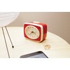 KIKKERLAND Classic Alarm Clock W8.9×D4.4×H7.6cm レッド AC14RD