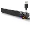 HPYLIF·H Computer Speakers, USB Powered 3.5mm AUX PC Sound Bar