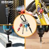 Geinxurn 25Pcs Bit Holder Key Chain, 1/4" Hex Shank One