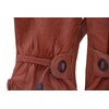 Black Jungle Leather Gloves for Riders and Bikers Women Men
