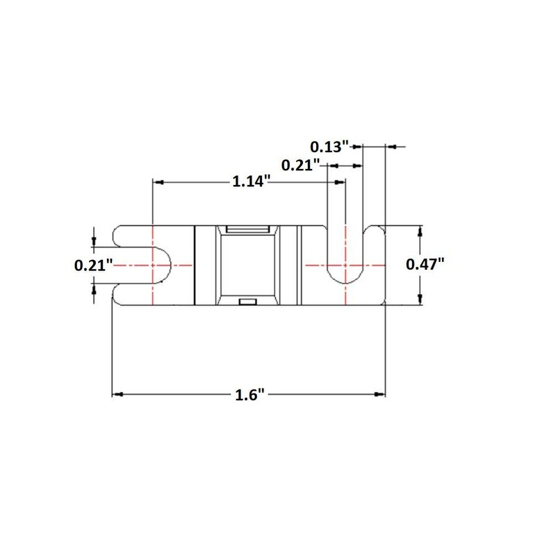 Mini ANL 40 Amp Fuse For Automotive Marine Audio Video