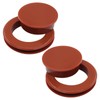 LifCratms 2 Set 2 Inch Silicone Patio Table Umbrella Hole