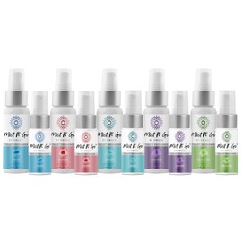 Mist N' Go by OMAZE Travel Bathroom Spray for Poop Spray Odor Eliminator, Travel Toilet Spray for Poop Air Freshener Spray for Bathroom Deodorizer | Mix - All, Family Pack (2oz x5 + 1oz x5)