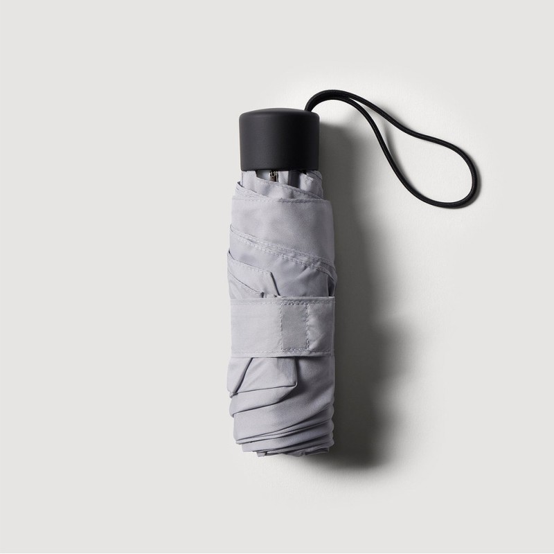 JAJU [JAJU] 5-Section Folding Lightweight Sun-Rain Umbrella_Gray