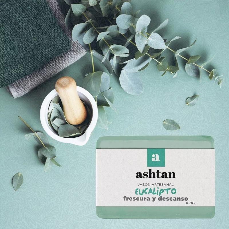 Ashtan Kit Refrescante 4 Jabones Artesanales 100g C/u