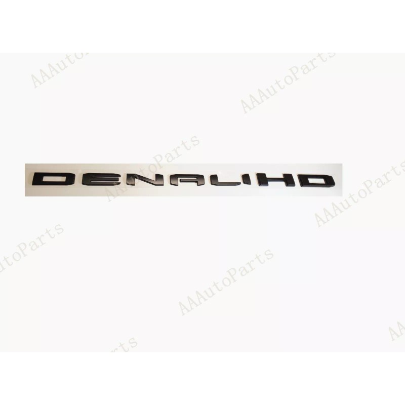 GMC 4PC Set Matte Black DENALI HD DENALI SIERRA Emblems