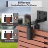 Anobeyi Heavy Duty Slide Gate Roller Guide with L Rear