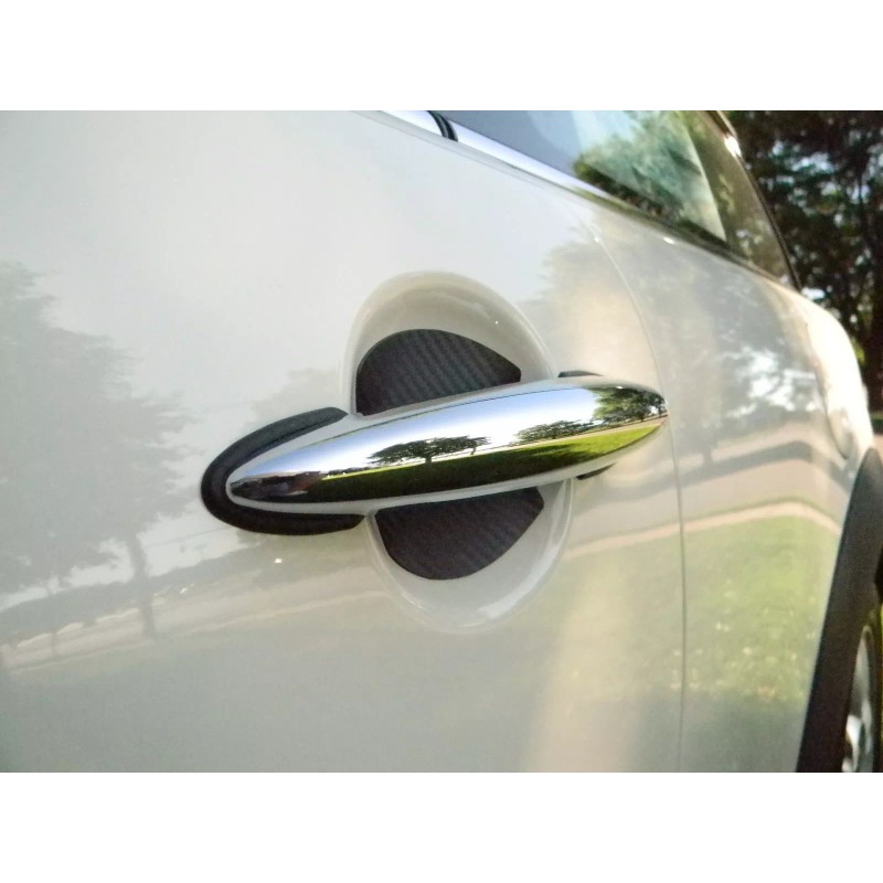 Cupeez Carbon Fiber Door Handle Scratch Protector Guard Trim Fits
